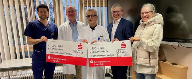 Spendenübergabe aus dem E-Cup Saar